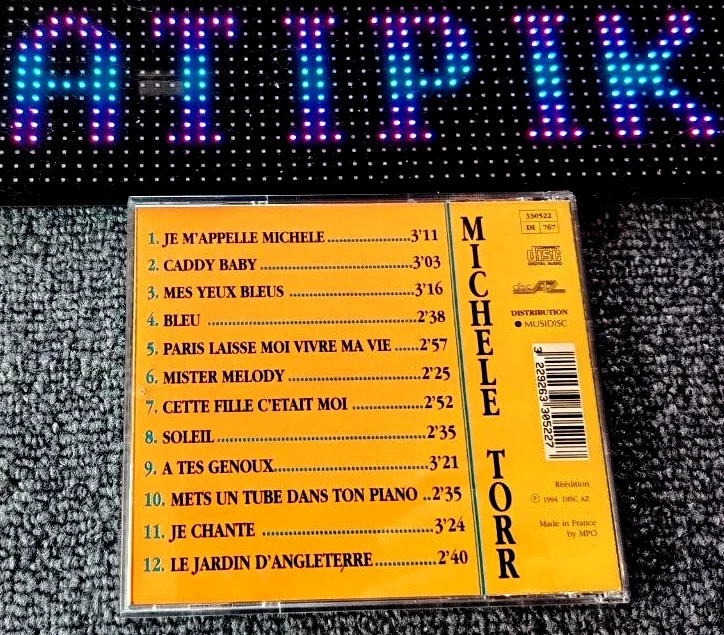 ✊ Michèle Torr - Je M’appelle Michèle - CD Origineel Vintage 1994☬ – photo 2